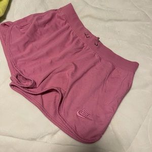 Pink Nike shorts